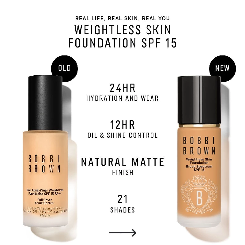 Bobbi Brown Mini Weightless Skin Natural Matte Finish Foundation SPF 15, Natural-3.webp